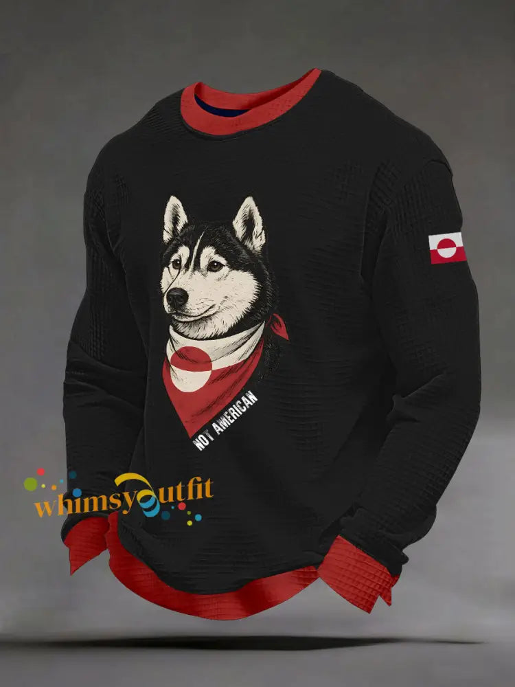 Men’s Greenland Long-Sleeve T-Shirt Black / S