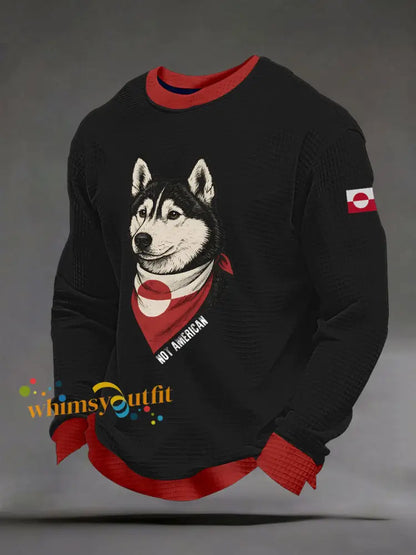 Men’s Greenland Long-Sleeve T-Shirt Black / S