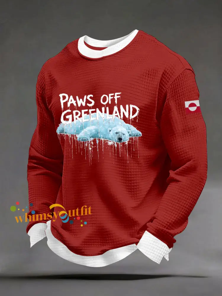 Men’s Greenland Long-Sleeve T-Shirt Red / S