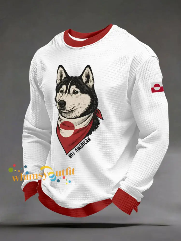 Men’s Greenland Long-Sleeve T-Shirt White / S