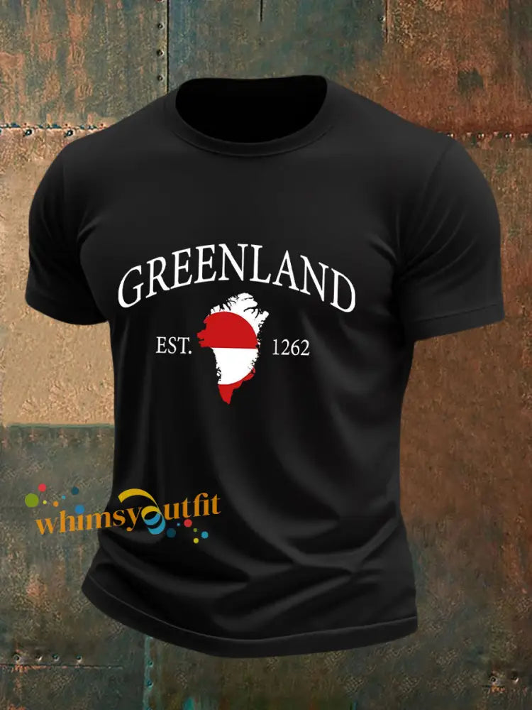 Men’s Greenland T-shirt Black / S