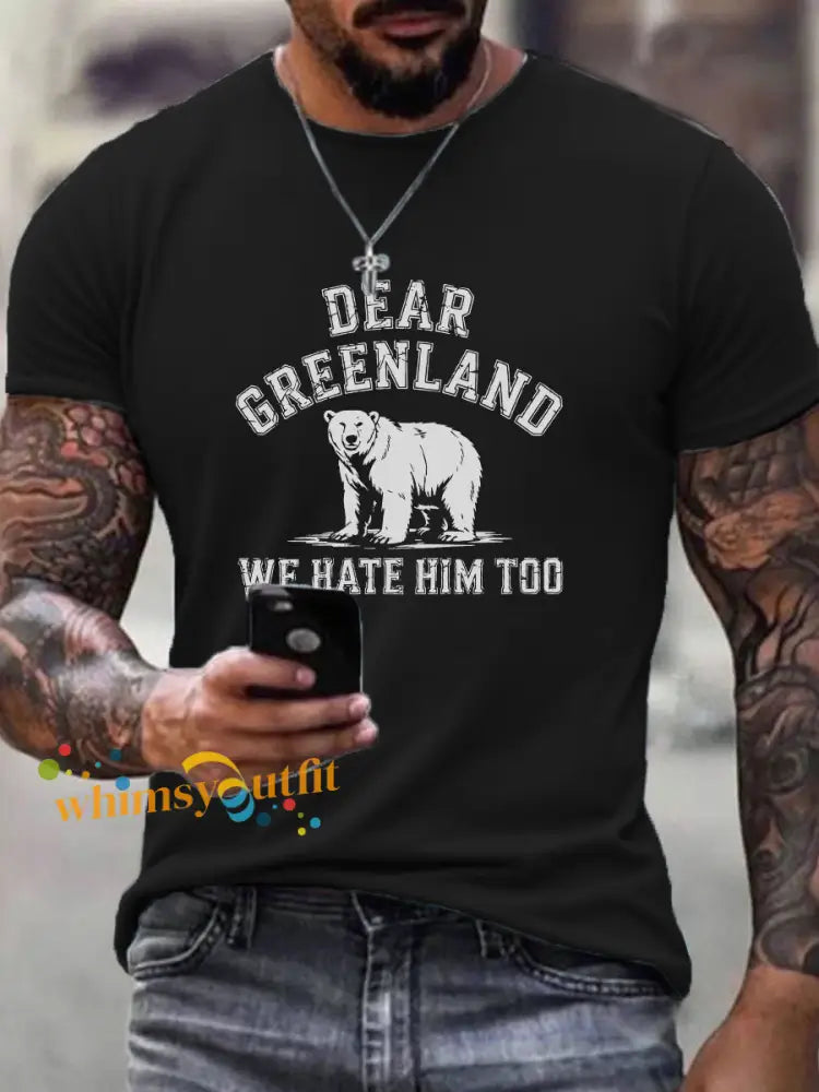 Men’s Greenland T-shirt Black / S