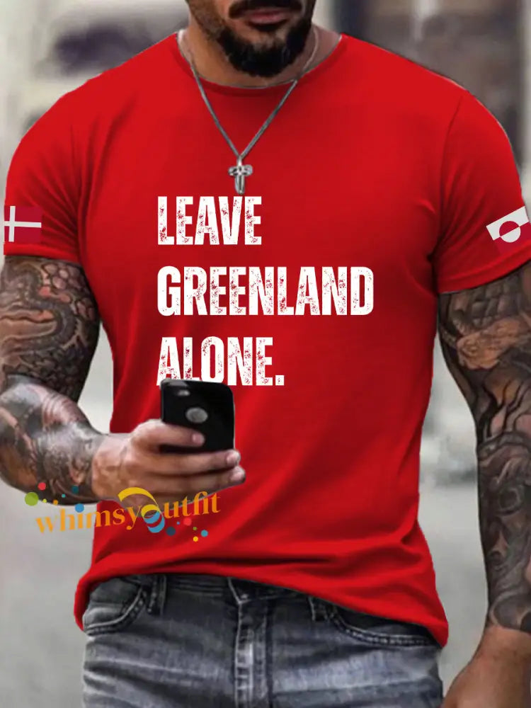 Men’s Greenland T-shirt Pure Red / S