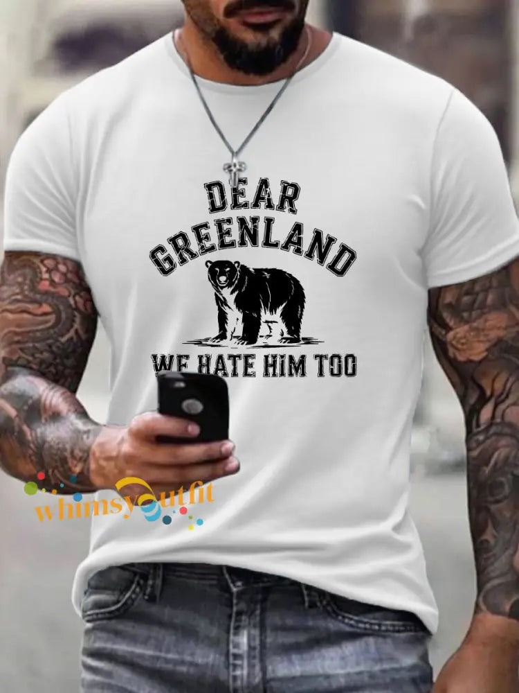 Men’s Greenland T-shirt White / S
