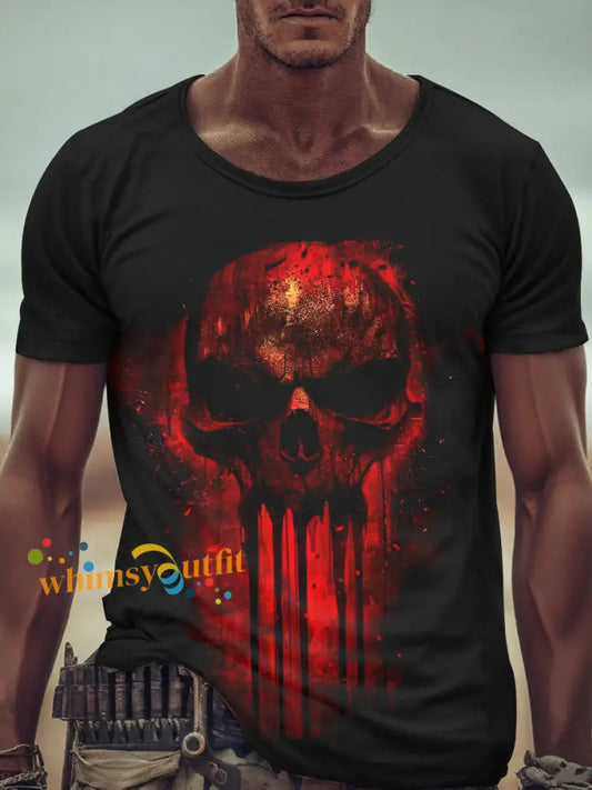 Men’s Halloween T shirts Black / S