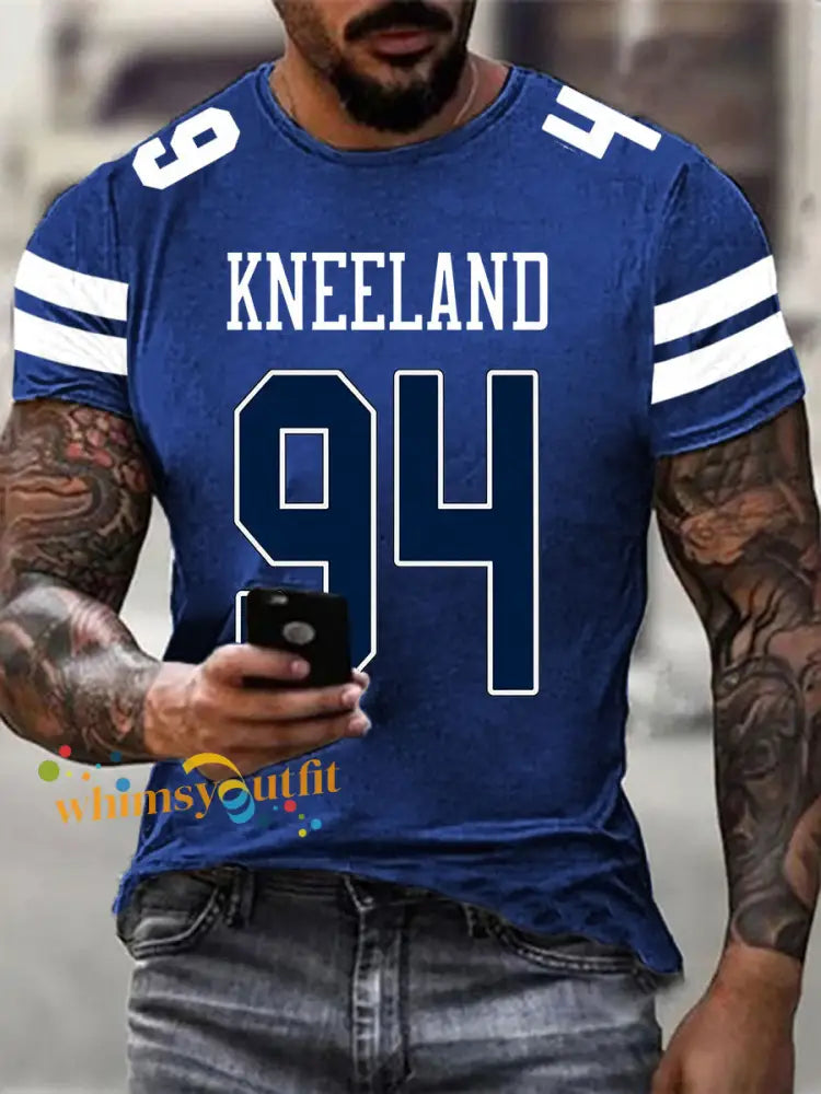 Men’s Kneeland 94 Short Sleeves T-shirt Blue / S