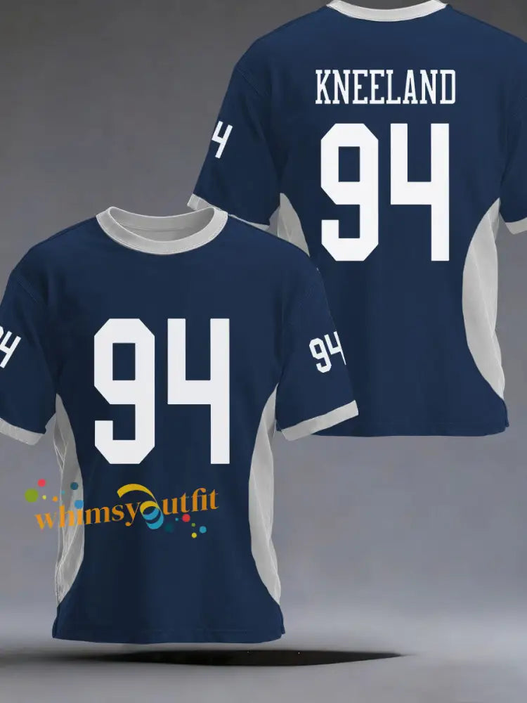 Men’s Kneeland 94 Short Sleeves T-shirt Navy Blue / S