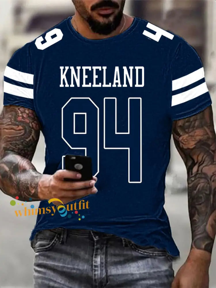 Men’s Kneeland 94 Short Sleeves T-shirt Navy Blue / S