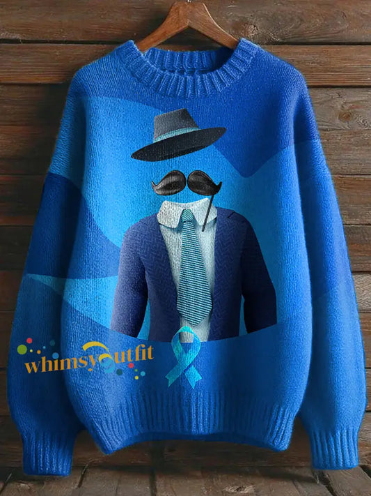 Men’s Movember tops Blue / S