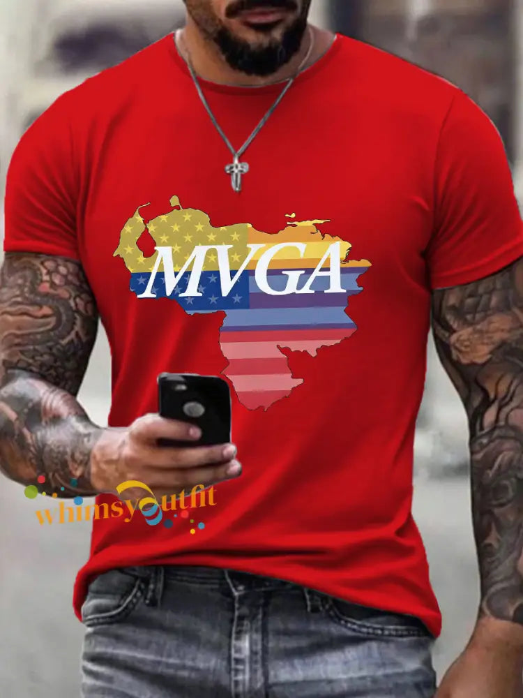 Men’s MVGA T-shirt Pure Red / S