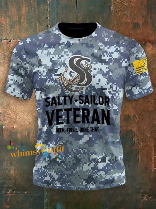 Men’s Navy 250th Anniversary Crew Neck T-shirt As picture / S