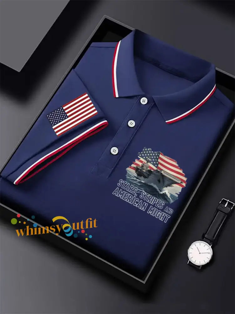 Men’s Navy 250th Anniversary shirt Navy Blue / S