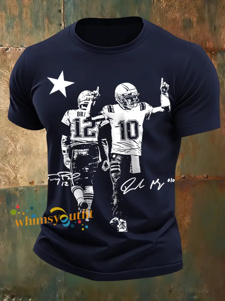 Men’s New England Patriots Art Print T-Shirt A / S