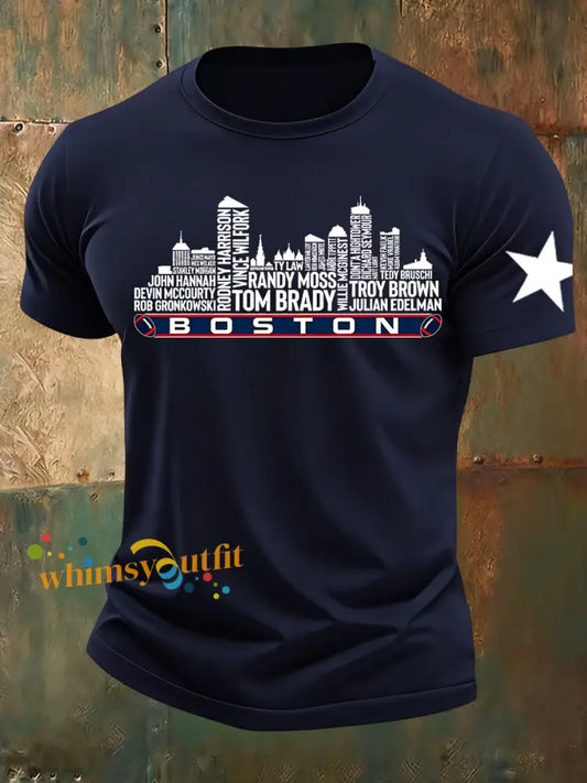 Men’s New England Patriots Art Print T-Shirt A / S