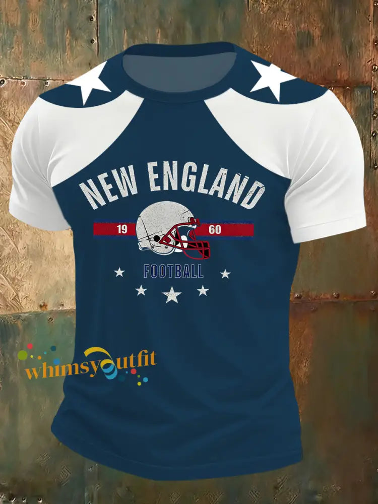 Men’s New England Patriots Art Print T-Shirt A / S
