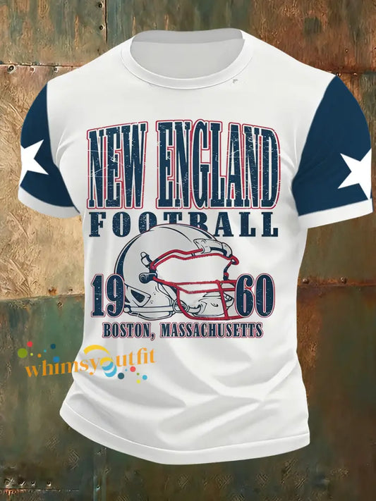 Men’s New England Patriots Art Print T-Shirt A / S