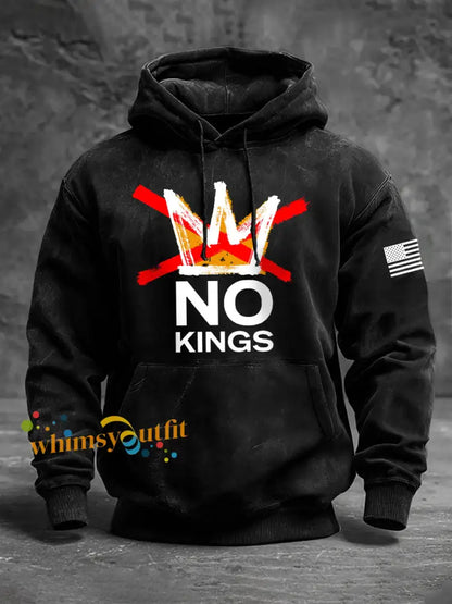 Men’s No Kings Hoodies Black / S
