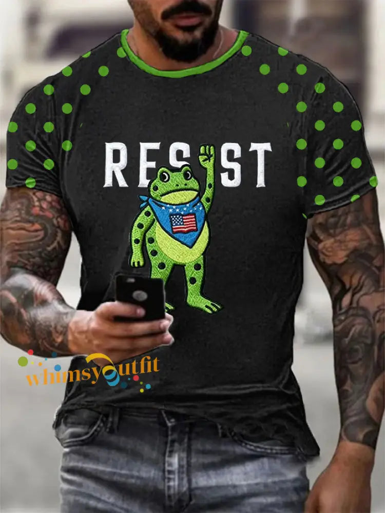 Men’s Portland Frog Resist Short Sleeve T-shirt Black / S