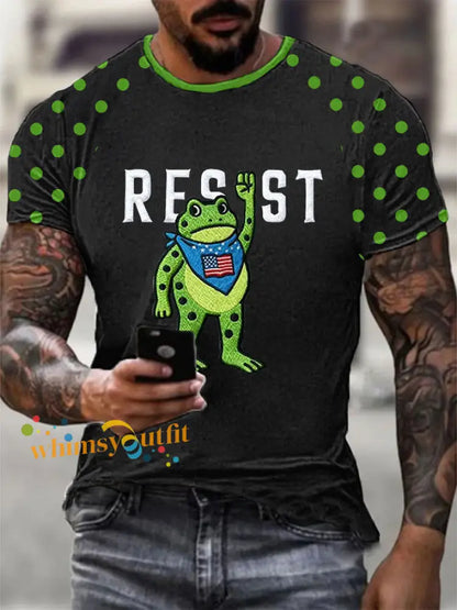 Men’s Portland Frog Resist Short Sleeve T-shirt Black / S