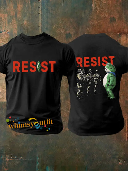 Men’s Portland Frog Resist Short-sleeved T-shirt Black / S