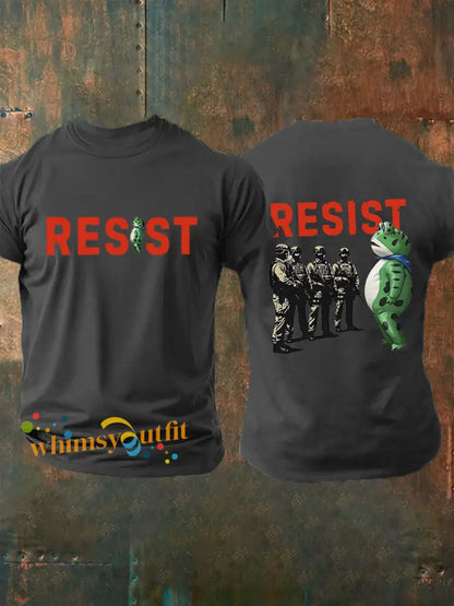 Men’s Portland Frog Resist Short-sleeved T-shirt Dark Gray / S