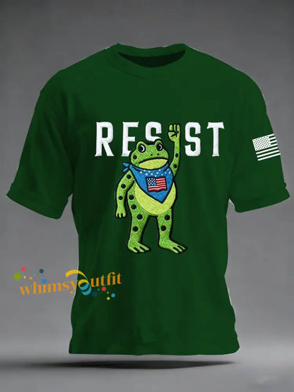 Men’s Portland Frog Resist Short-sleeved T-shirt Dark Green / S