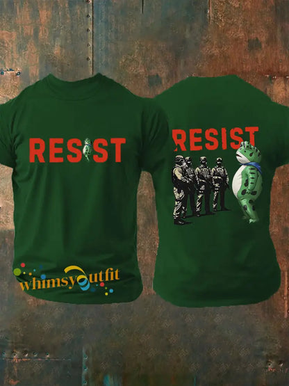 Men’s Portland Frog Resist Short-sleeved T-shirt Dark Green / S