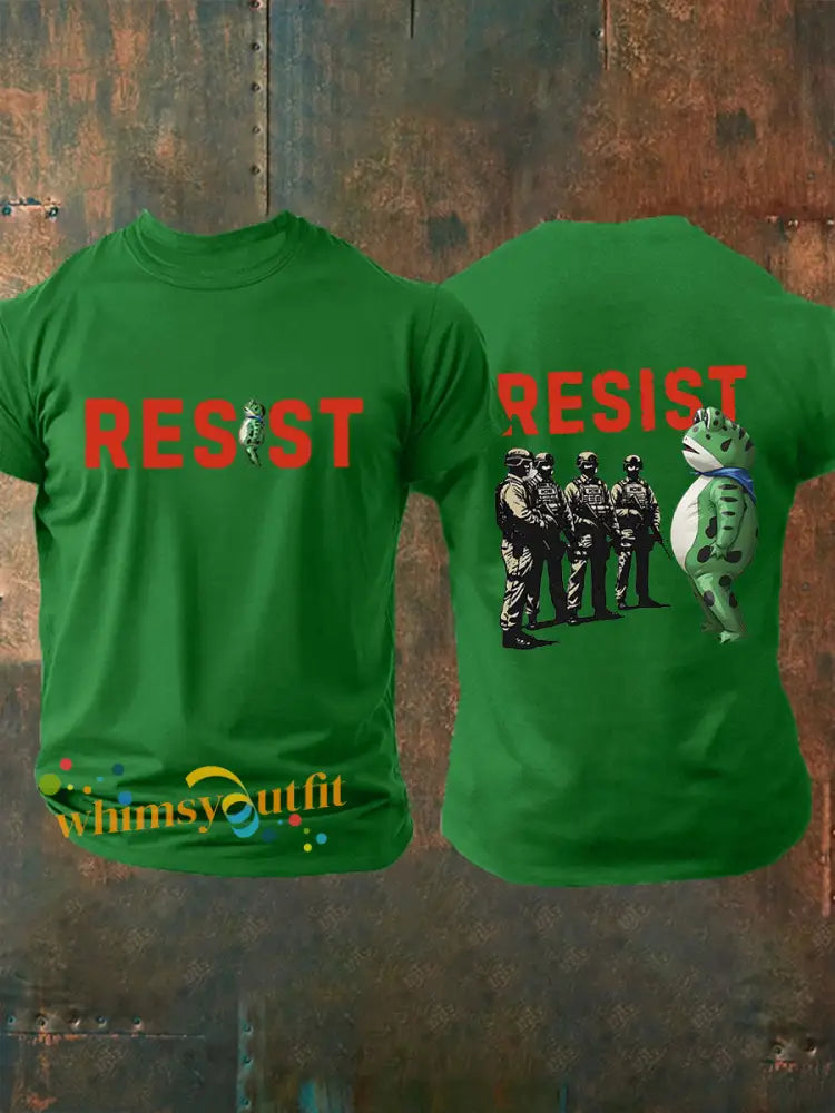 Men’s Portland Frog Resist Short-sleeved T-shirt Green / S