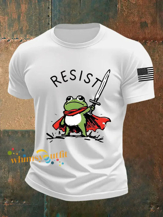 Men’s Portland Frog Resist Short-sleeved T-shirt White / S