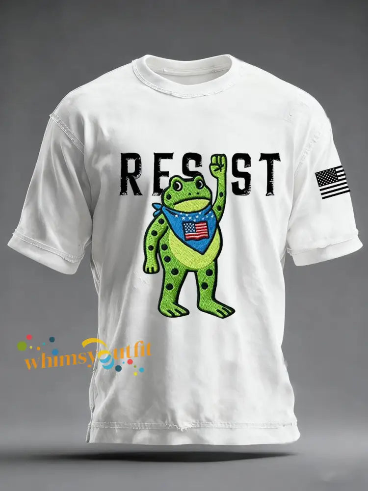 Men’s Portland Frog Resist Short-sleeved T-shirt White / S