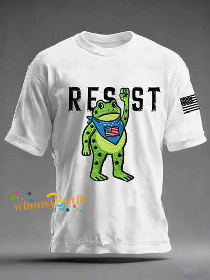 Men’s Portland Frog Resist Short-sleeved T-shirt White / S