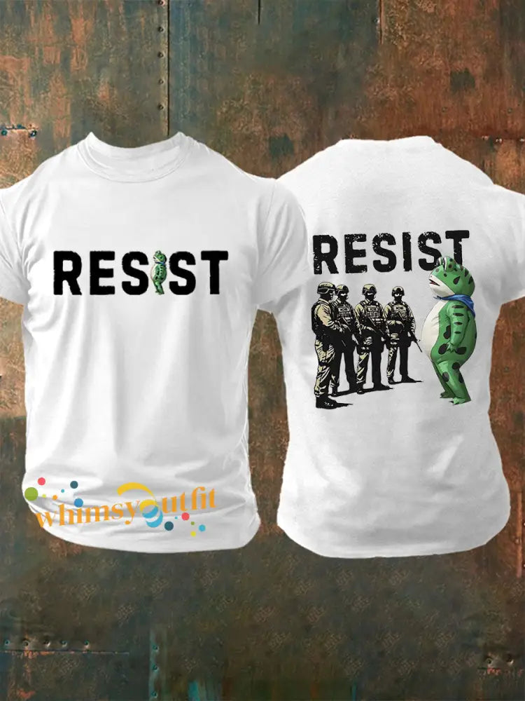 Men’s Portland Frog Resist Short-sleeved T-shirt White / S