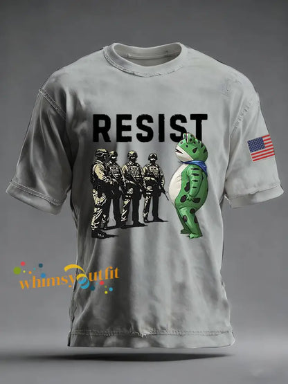 Men’s Portland Frog Resist Vintage T-Shirt Gray / S