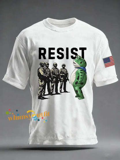 Men’s Portland Frog Resist Vintage T-Shirt White / S