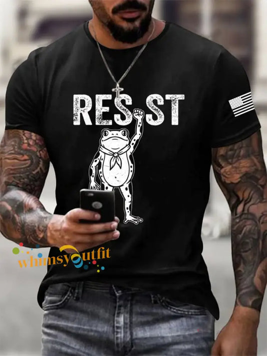 Men’s Portland Frog Short-sleeved T-shirt Black / S