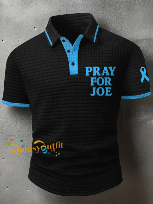 Men’s Pray for Joe Prostate Cancer Tops Black / S
