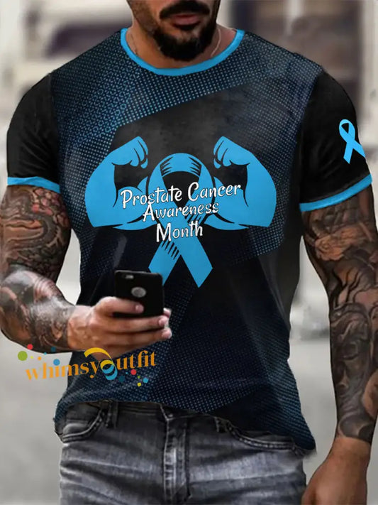 Men’s Prostate cancer awareness month T shirts As picture / S