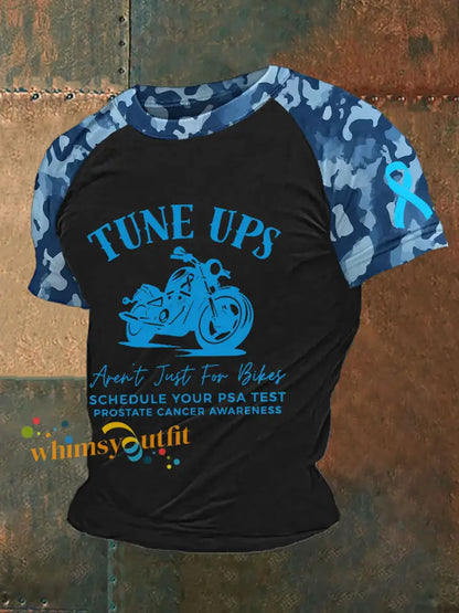 Men’s Prostate Cancer Awareness Print T Shirt Black / S