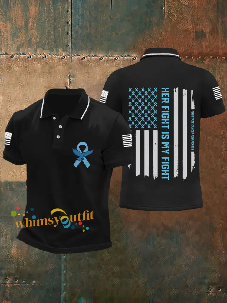Men’s Prostate Cancer Awareness T Shirt Black / S