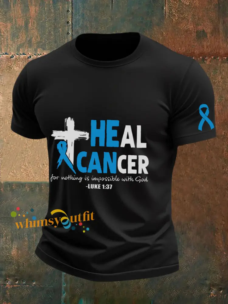 Men’s Prostate Cancer Awareness T Shirt Black / S