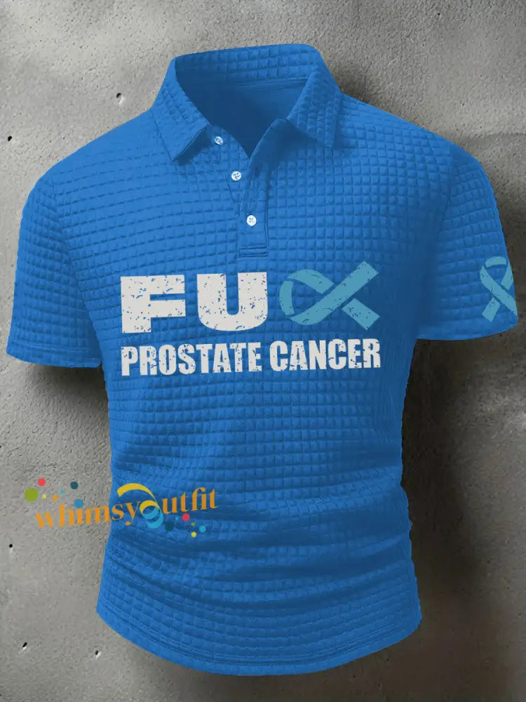 Men’s Prostate Cancer Awareness T Shirt Blue / S