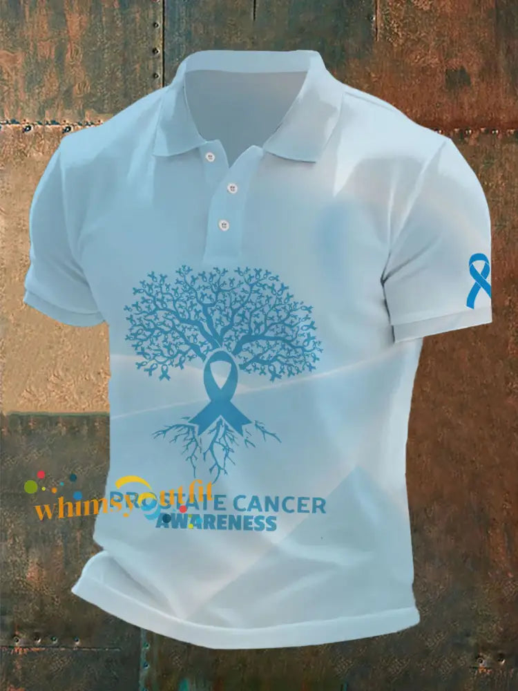 Men’s Prostate Cancer Awareness T Shirt Light Blue / S