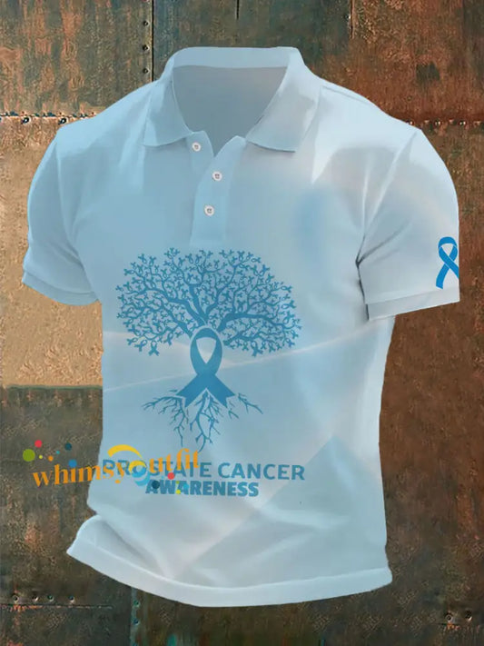 Men’s Prostate Cancer Awareness T Shirt Light Blue / S