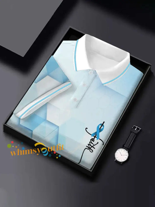 Men’s Prostate Cancer Awareness T Shirt Light Blue / S
