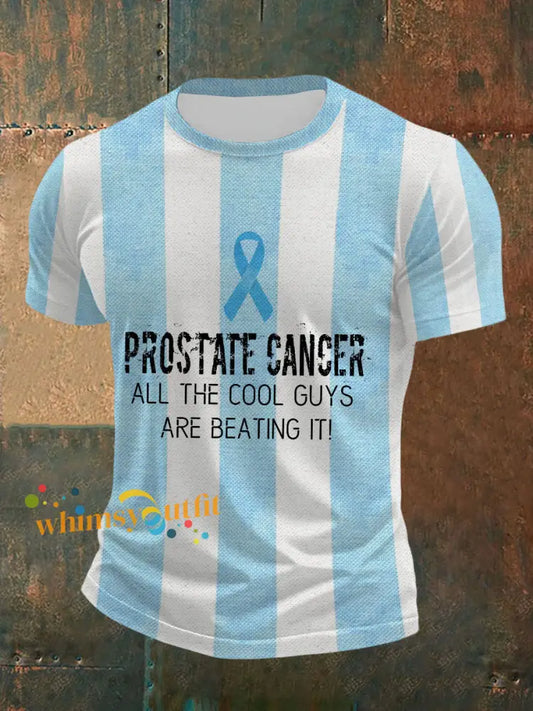 Men’s Prostate Cancer Awareness T Shirt Light Blue / S