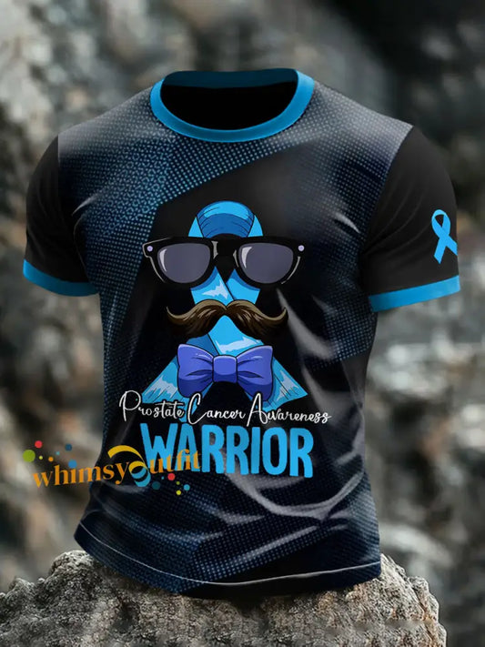Men’s Prostate Cancer Awareness Warrior T shirts As picture / S