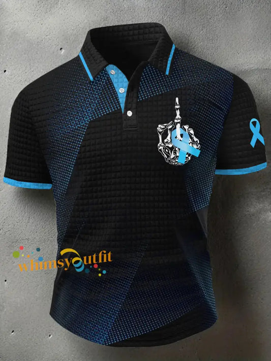 Men’s prostate cancer casual tops As picture / S