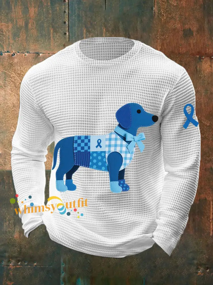 Men’s Prostate Cancer Dachshund Tops White / S