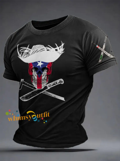 Men’s Puerto Rico Machete Proud Art Printed Hoodie Black / S