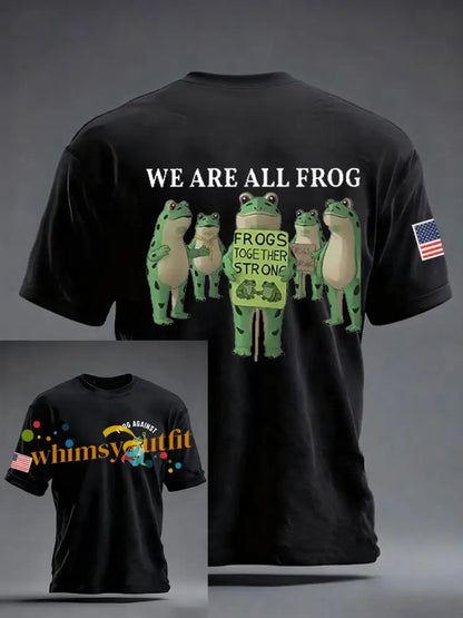 Men’s Resist Frog Short-sleeved T-shirt Black / S